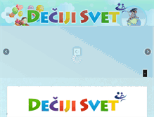 Tablet Screenshot of decijisvet.rs